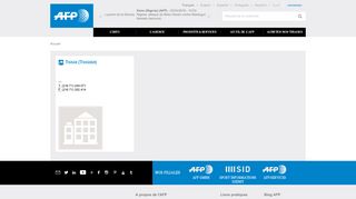 AFP, AGENCE FRANCE PRESSE