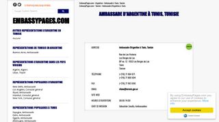 AMBASSADE D'ARGENTINE