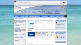 APAL, AGENCE DE PROTECTION ET D'AMENAGEMENT DU LITTORAL Ween.tn