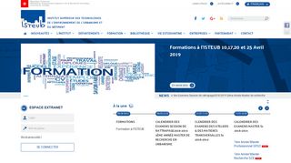 INSTITUT SUPERIEUR DES TECHNOLOGIES DE L'ENVIRONNEMENT DE L'URBANISME ET DU BATIMENT Ween.tn