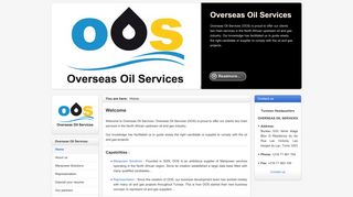 OVERSEAS OIL SERVICES Ween.tn