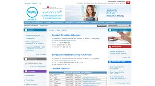 SONEDE, DISTRICT BIZERTE